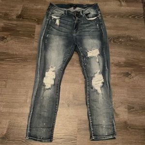 Judy blue boyfriend distressed jeans